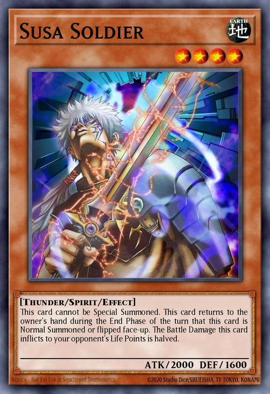 (178) YuGiOh TCG DB2: Dark Beginning 2 Single: Susa Soldier  Super Rare