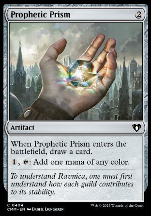 (404) Magic The Gathering Commander Masters Single: Prophetic Prism Holo Common