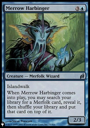 (073) Magic The Gathering The List Single: Merrow Harbinger  Uncommon