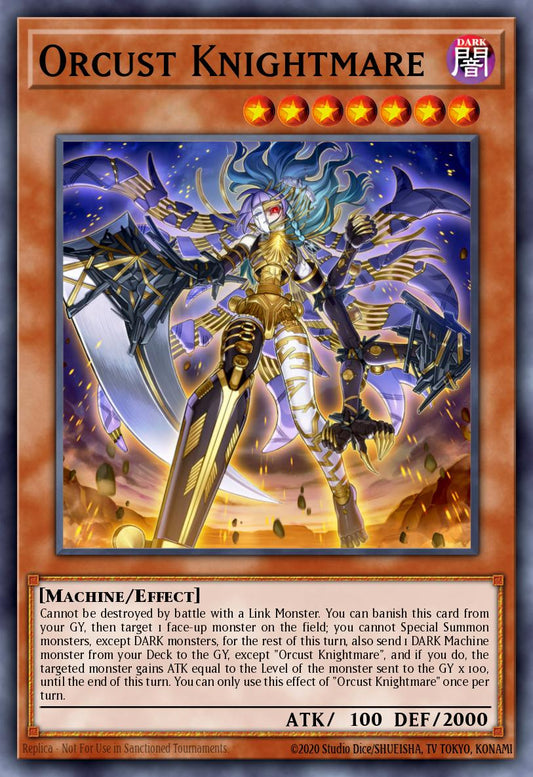 (087) YuGiOh TCG BLMM: Battles of Legend: Monster Mayhem Single: Orcust Knightmare  Ultra Rare