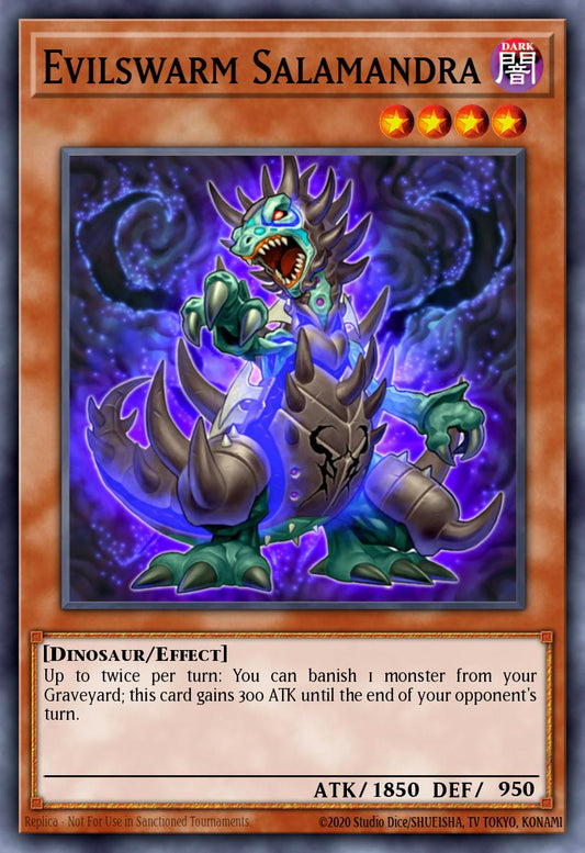 (058) YuGiOh TCG BPW2: Battle Pack 2: War of the Giants - Round 2 Single: Evilswarm Salamandra  Common