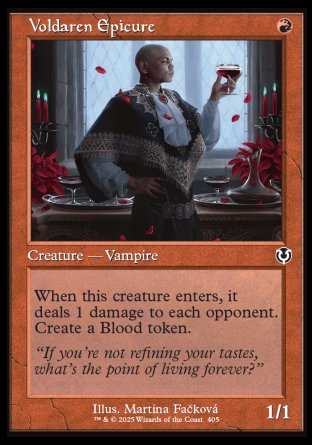 (405) Magic The Gathering Innistrad Remastered: Extras Single: Voldaren Epicure  Common