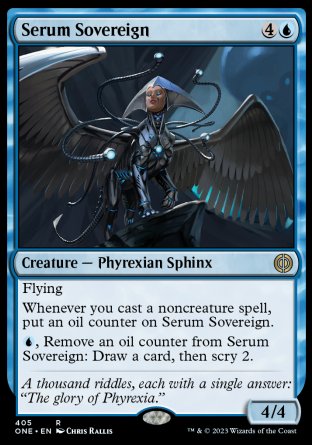 (405) Magic The Gathering Phyrexia: All Will Be One: Extras Single: Serum Sovereign (V.1) Holo Rare