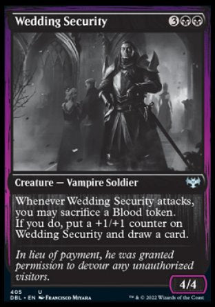 (405) Magic The Gathering Innistrad: Double Feature Single: Wedding Security Holo Uncommon