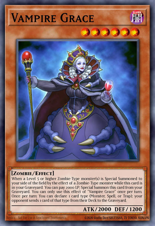 (153) YuGiOh TCG MP14: 2014 Mega-Tins Mega-Pack Single: Vampire Grace  Common