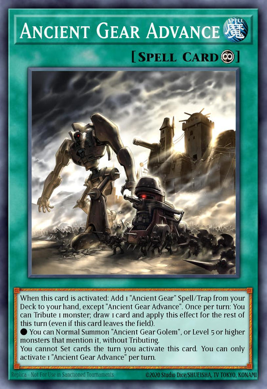 (055) YuGiOh TCG LEDE: Legacy of Destruction Single: Ancient Gear Advance  Common