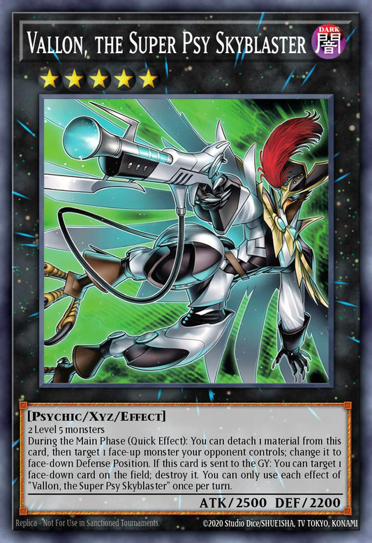 (DUAD048) YuGiOh TCG Duelist’s Advance Single: Vallon, the Super Psy Skyblaster  Common