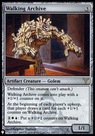 (169) Magic The Gathering The List Single: Walking Archive  Rare