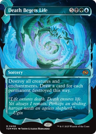 (406) Magic The Gathering Tarkir: Dragonstorm: Extras Single: Death Begets Life (V.2)  Mythic
