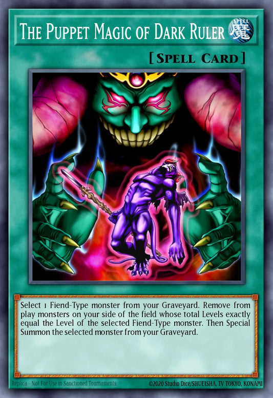 (134) YuGiOh TCG DB2: Dark Beginning 2 Single: The Puppet Magic of Dark Ruler  Common