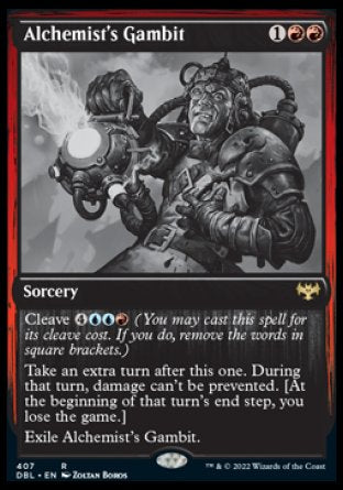 (407) Magic The Gathering Innistrad: Double Feature Single: Alchemist's Gambit  Rare