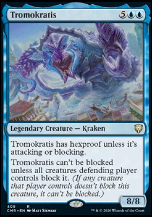 (408/361) Magic The Gathering Commander Legends: Extras Single: Tromokratis  Rare