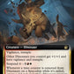 (408) Magic The Gathering Universes Beyond: Doctor Who: Extras Single: Dinosaurs on a Spaceship (V.1) Holo Rare
