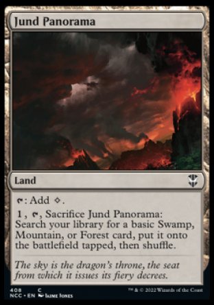 (408) Magic The Gathering Commander: Streets of New Capenna Single: Jund Panorama  Common