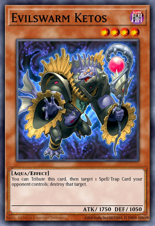 (050) YuGiOh TCG BPW2: Battle Pack 2: War of the Giants - Round 2 Single: Evilswarm Ketos  Super Rare