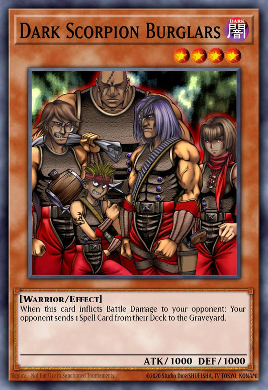 (227) YuGiOh TCG DB2: Dark Beginning 2 Single: Dark Scorpion Burglars  Common