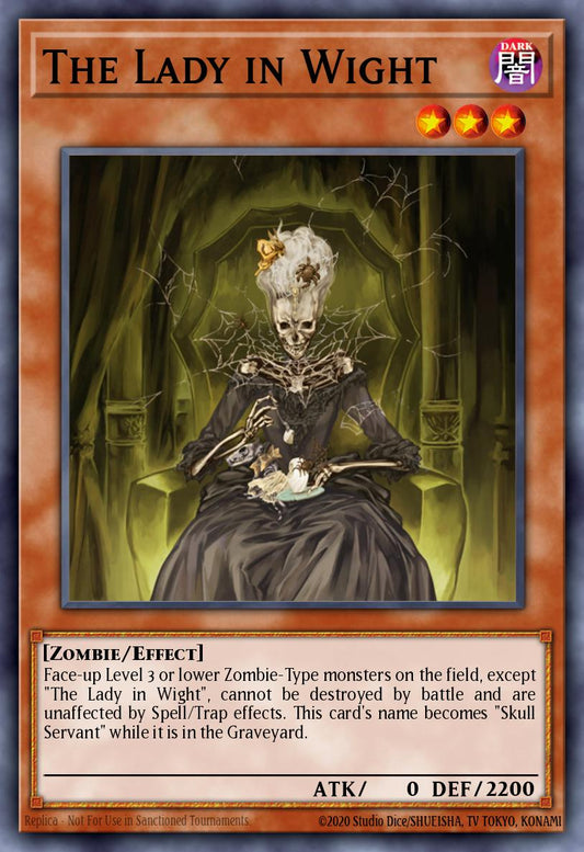 (038) YuGiOh TCG LODT: Light of Destruction Single: The Lady in Wight (V.1 - Common)  Common