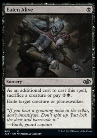 (409) Magic The Gathering Jumpstart 2022 Single: Eaten Alive  Common