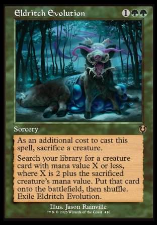(410) Magic The Gathering Innistrad Remastered: Extras Single: Eldritch Evolution Holo Rare