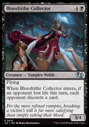 (410) Magic The Gathering Foundations Jumpstart Single: Bloodtithe Collector  Uncommon