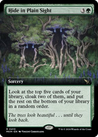 (410) Magic The Gathering Murders at Karlov Manor: Extras Single: Hide in Plain Sight  Rare
