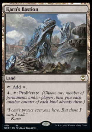 (410) Magic The Gathering Commander: Streets of New Capenna Single: Karn's Bastion  Rare