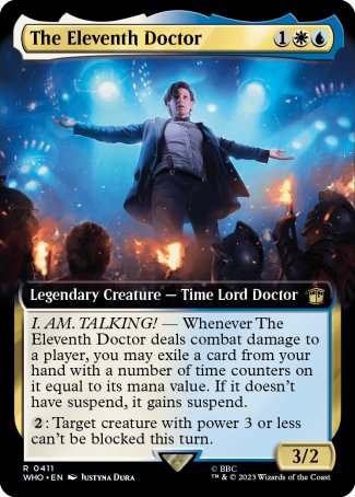 (411) Magic The Gathering Universes Beyond: Doctor Who: Extras Single: The Eleventh Doctor (V.1)  Rare
