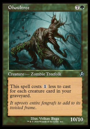 (411) Magic The Gathering Innistrad Remastered: Extras Single: Ghoultree  Uncommon
