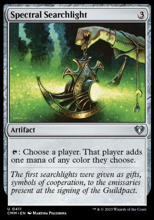 (411) Magic The Gathering Commander Masters Single: Spectral Searchlight Holo Uncommon