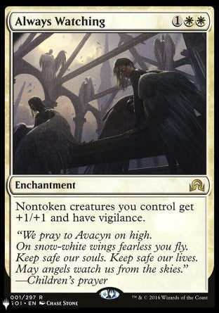 (001) Magic The Gathering The List Single: Always Watching  Rare