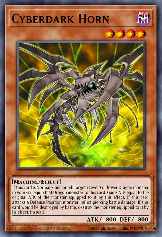 (026) YuGiOh TCG LEDU: Legendary Duelists Single: Cyberdark Horn  Common