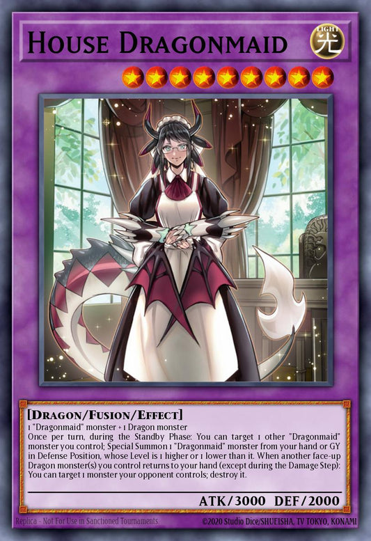 (027) YuGiOh TCG MAGO: Maximum Gold Single: House Dragonmaid  Premium Gold Rare