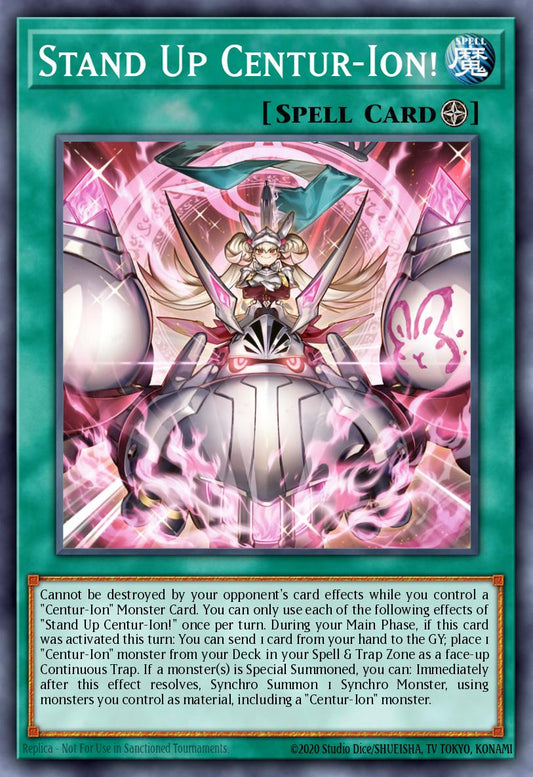 (299) YuGiOh TCG MP24: 25th Anniversary Tin: Dueling Mirrors Single: Stand Up Centur-Ion!  Ultra Rare