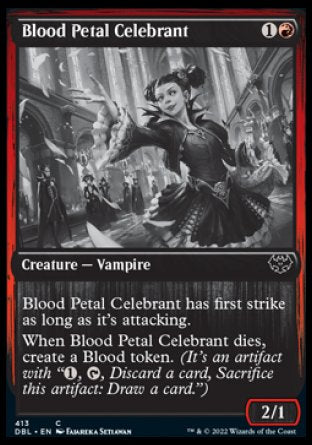 (413) Magic The Gathering Innistrad: Double Feature Single: Blood Petal Celebrant  Common
