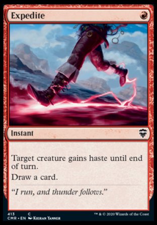 (413/361) Magic The Gathering Commander Legends: Extras Single: Expedite  Common