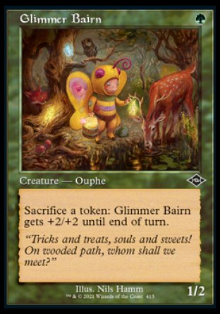 (413) Magic The Gathering Modern Horizons 2: Extras Single: Glimmer Bairn (V.2) Holo Common