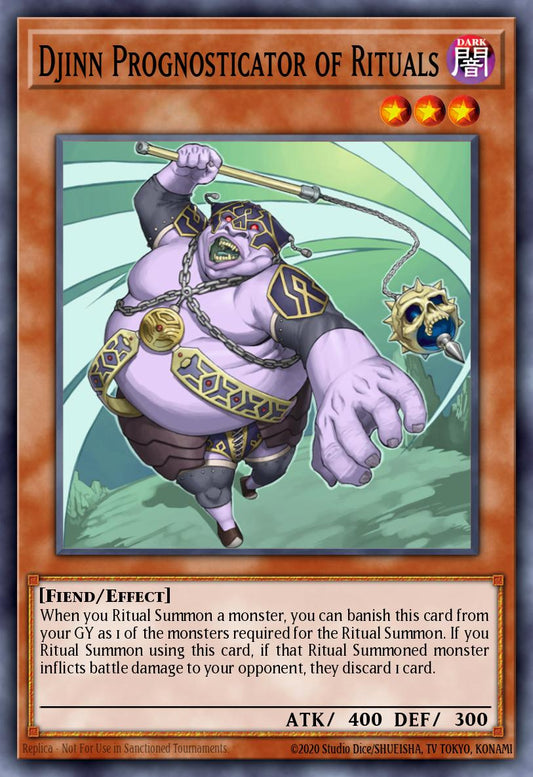 (038) YuGiOh TCG ABPF: Absolute Powerforce Single: Djinn Prognosticator of Rituals  Rare