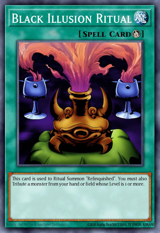 (250) YuGiOh TCG DB2: Dark Beginning 2 Single: Black Illusion Ritual  Common