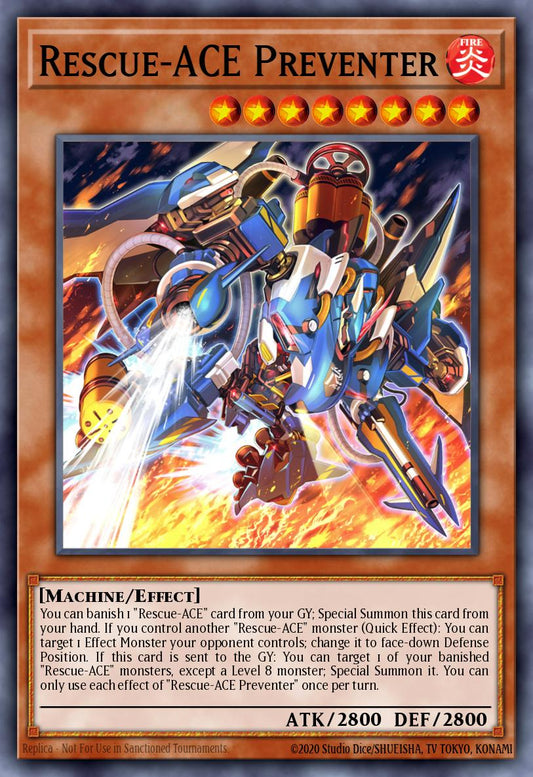 (217) YuGiOh TCG MP24: 25th Anniversary Tin: Dueling Mirrors Single: Rescue-ACE Preventer  Ultra Rare