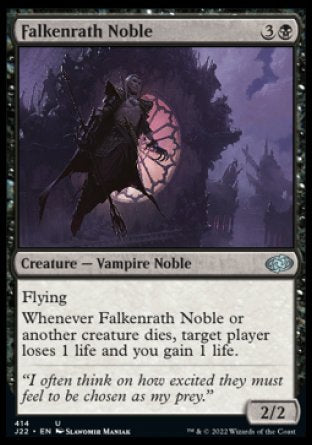 (414) Magic The Gathering Jumpstart 2022 Single: Falkenrath Noble  Uncommon