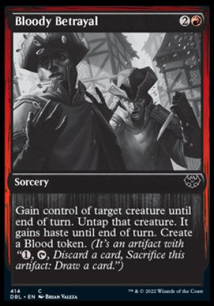 (414) Magic The Gathering Innistrad: Double Feature Single: Bloody Betrayal Holo Common