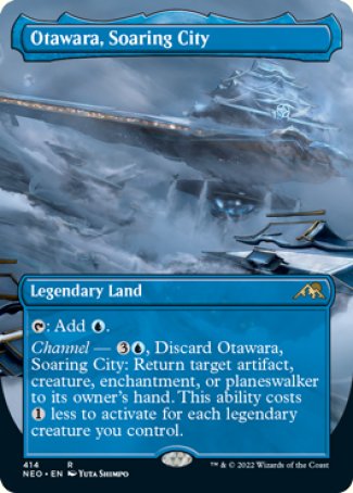 (414) Magic The Gathering Kamigawa: Neon Dynasty: Extras Single: Otawara, Soaring City (V.1) Holo Rare