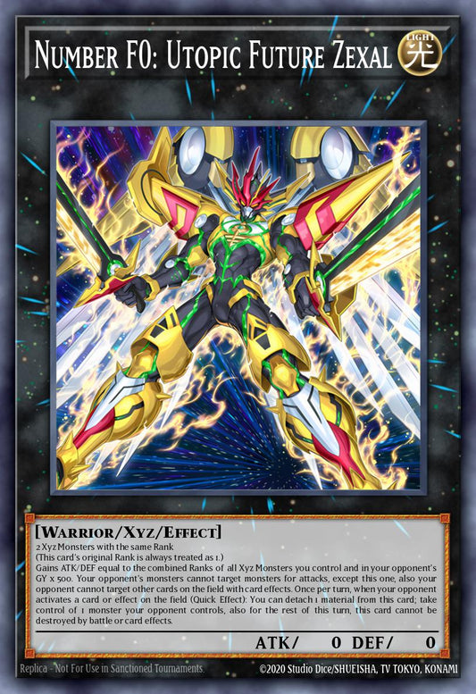 (DUAD042) YuGiOh TCG Duelist’s Advance Single: Number F0: Utopic Future Zexal (V.2 - Starlight Rare)  Starlight Rare
