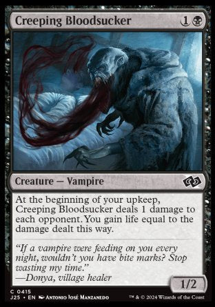 (415) Magic The Gathering Foundations Jumpstart Single: Creeping Bloodsucker  Common