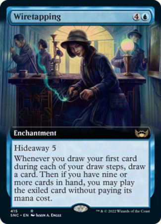 (415) Magic The Gathering Streets of New Capenna: Extras Single: Wiretapping Holo Rare