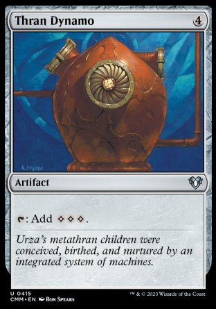 (415) Magic The Gathering Commander Masters Single: Thran Dynamo  Uncommon