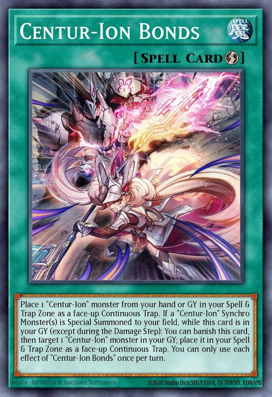 (300) YuGiOh TCG MP24: 25th Anniversary Tin: Dueling Mirrors Single: Centur-Ion Bonds  Ultra Rare
