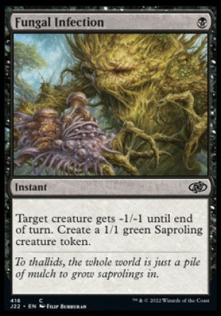 (416) Magic The Gathering Jumpstart 2022 Single: Fungal Infection  Common