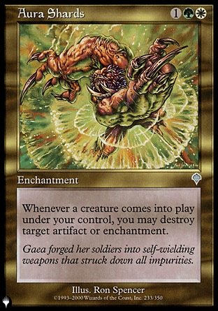 (233) Magic The Gathering The List Single: Aura Shards  Uncommon
