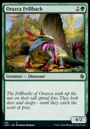(416) Magic The Gathering Jumpstart Single: Orazca Frillback  Common